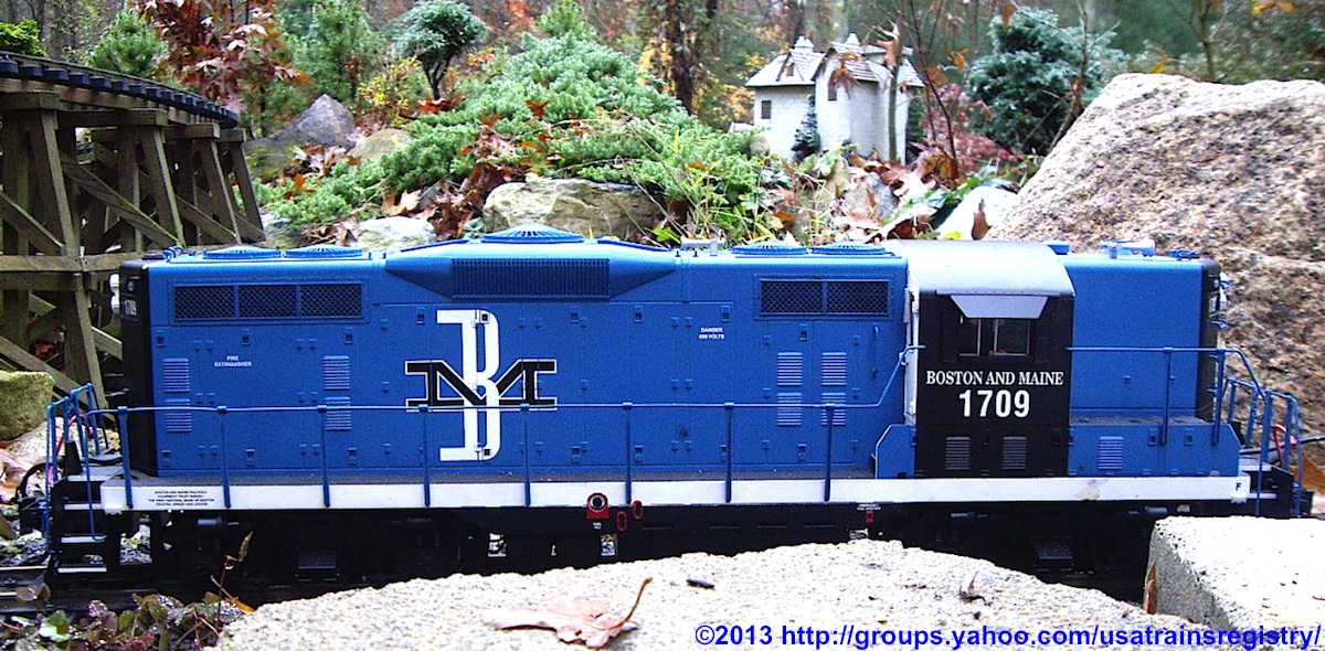 Boston and Maine Diesellokomotive, GP-9 (Diesel locomotive, GP-9) 1709
