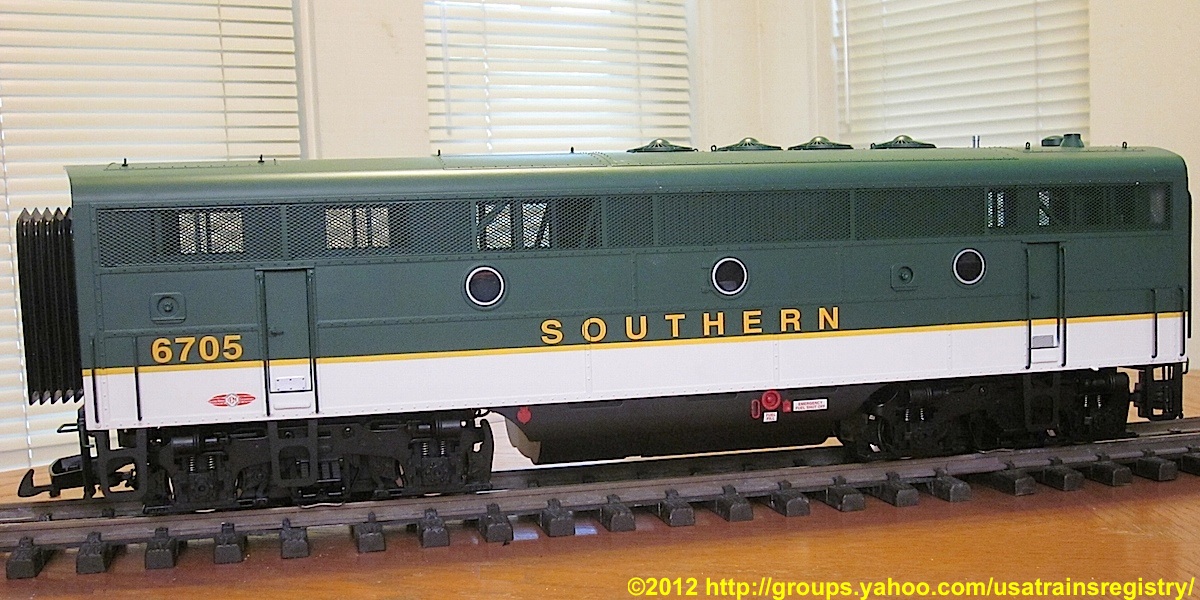 Southern F3B EMD Diesellok (Diesel locomotive) 6705