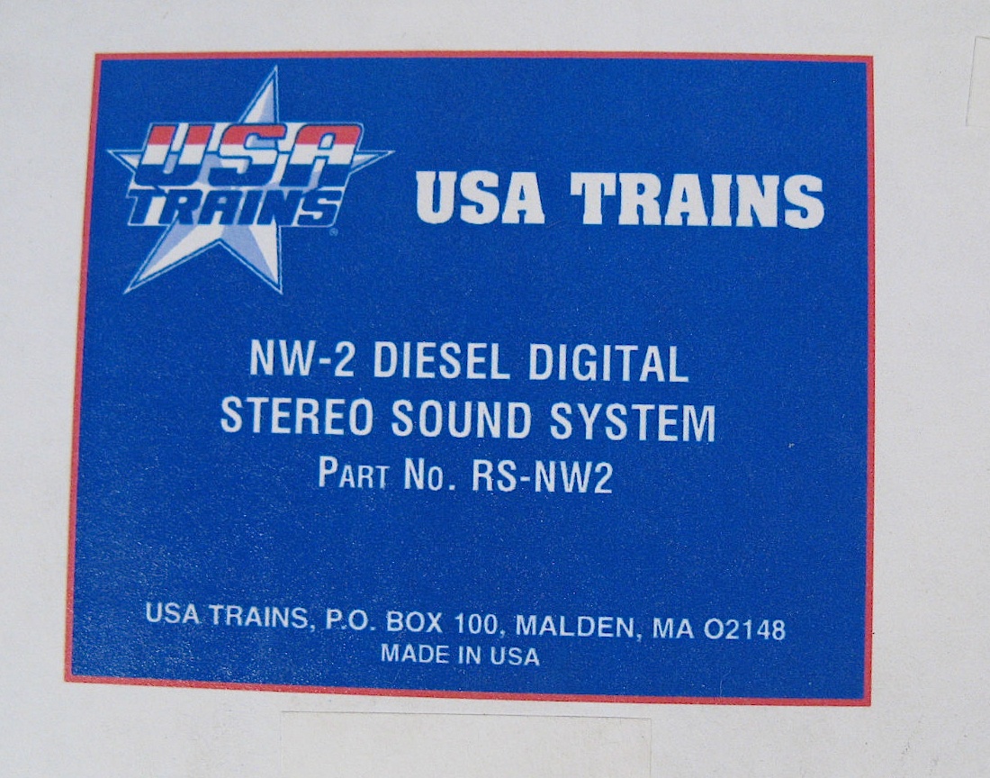 Sound Modul für USA Trains NW2 Diesel