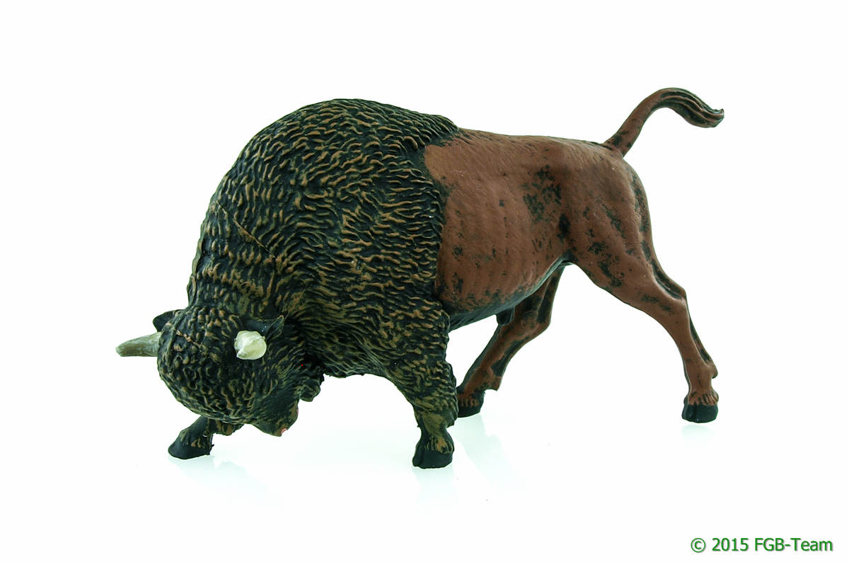 Büffel, stoßend (Buffalo, striking)