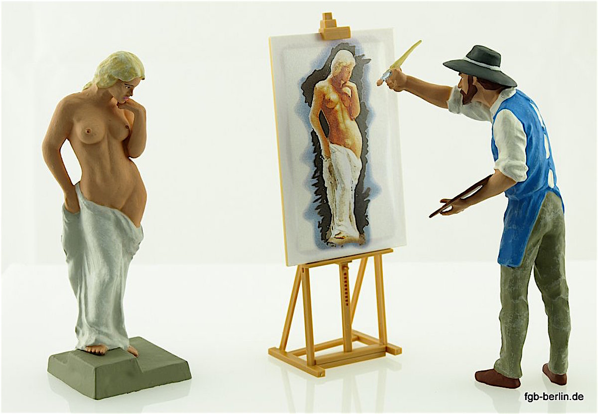 Kunstmaler & Modell (Artist & model)