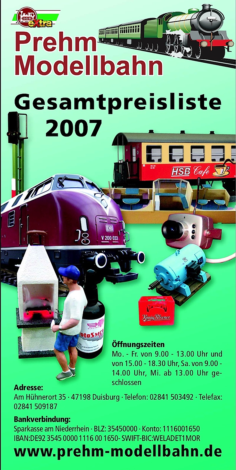 Prehm Miniaturen Katalog & Preise (Catalogue & prices) 2007