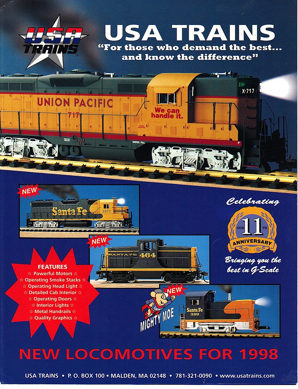 USA Trains Neuheiten (New Items) 1998