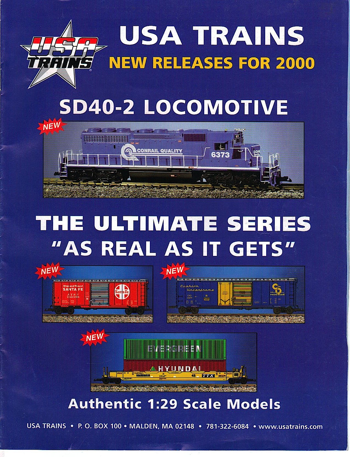 USA Trains Neuheiten (New Items) 2000