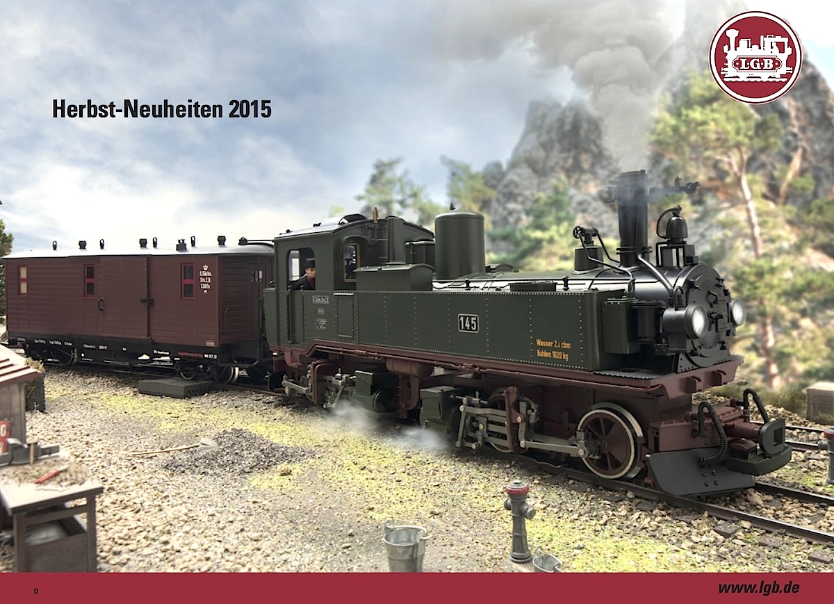 LGB Neuheiten (New Items) 2015 - Herbst/Fall; Deutsch/German