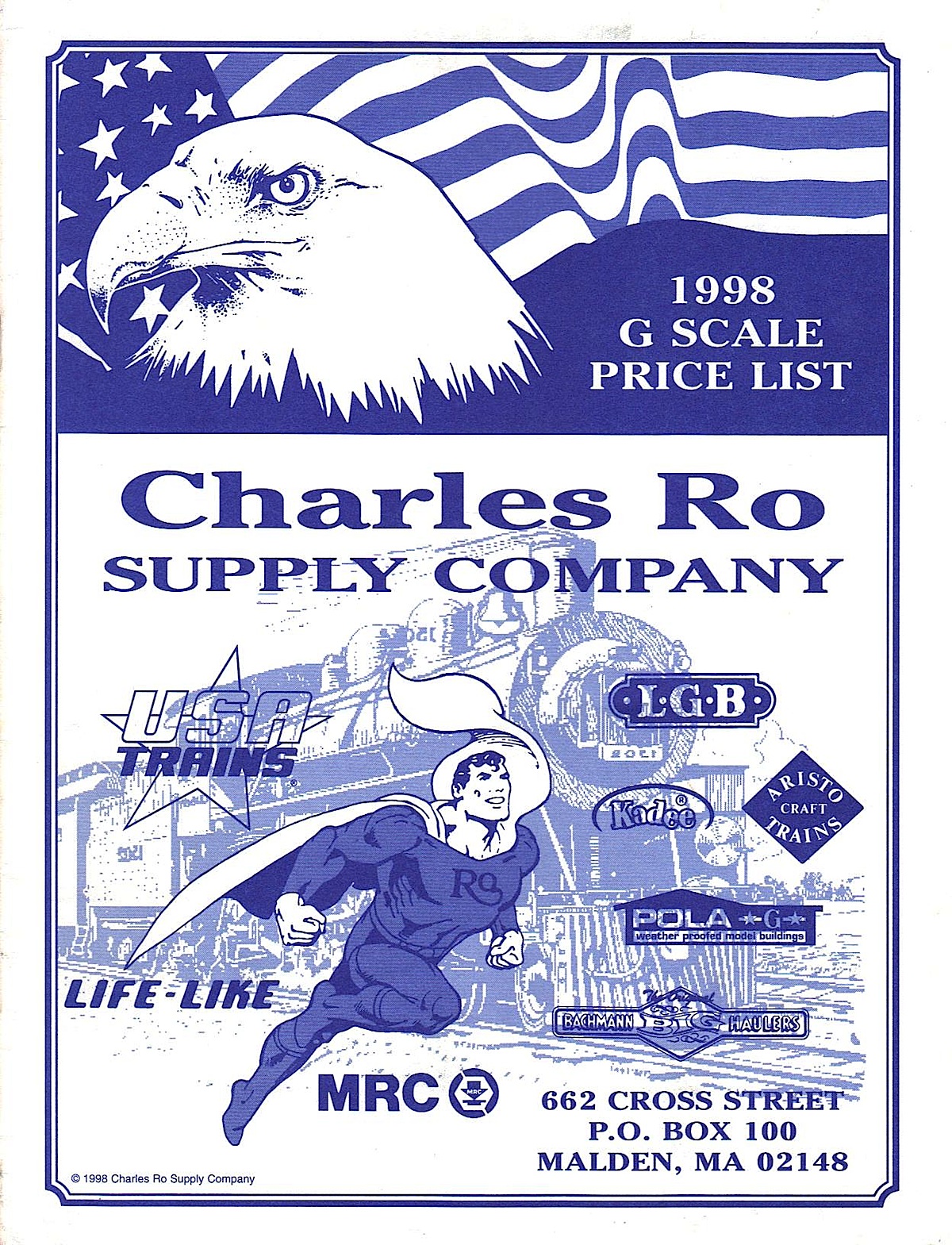 Charles Ro Preisliste 1998 (Charles Ro price list 1998)