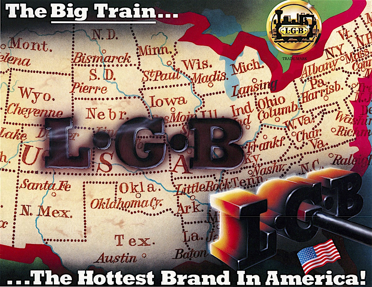 LGB Broschüre (Flyer) 1988 - The Big Train