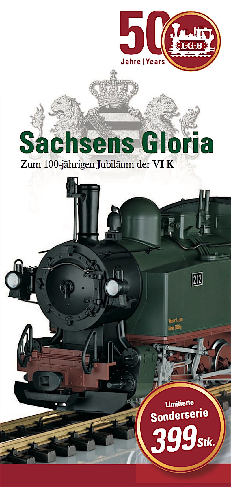 LGB Faltblatt (Flyer) - Sachsens Gloria