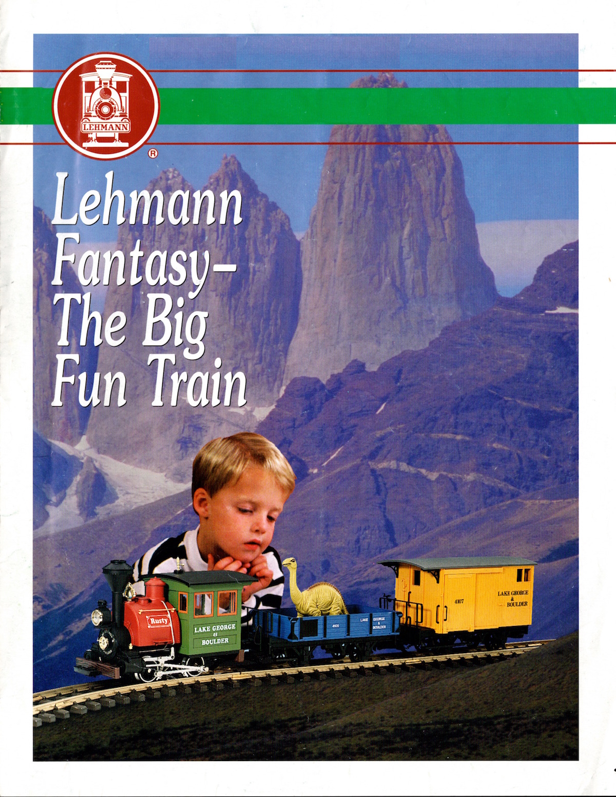 EPL Faltblatt (Flyer) 1995 - Lehmann Fantasy - The Big Fun Train