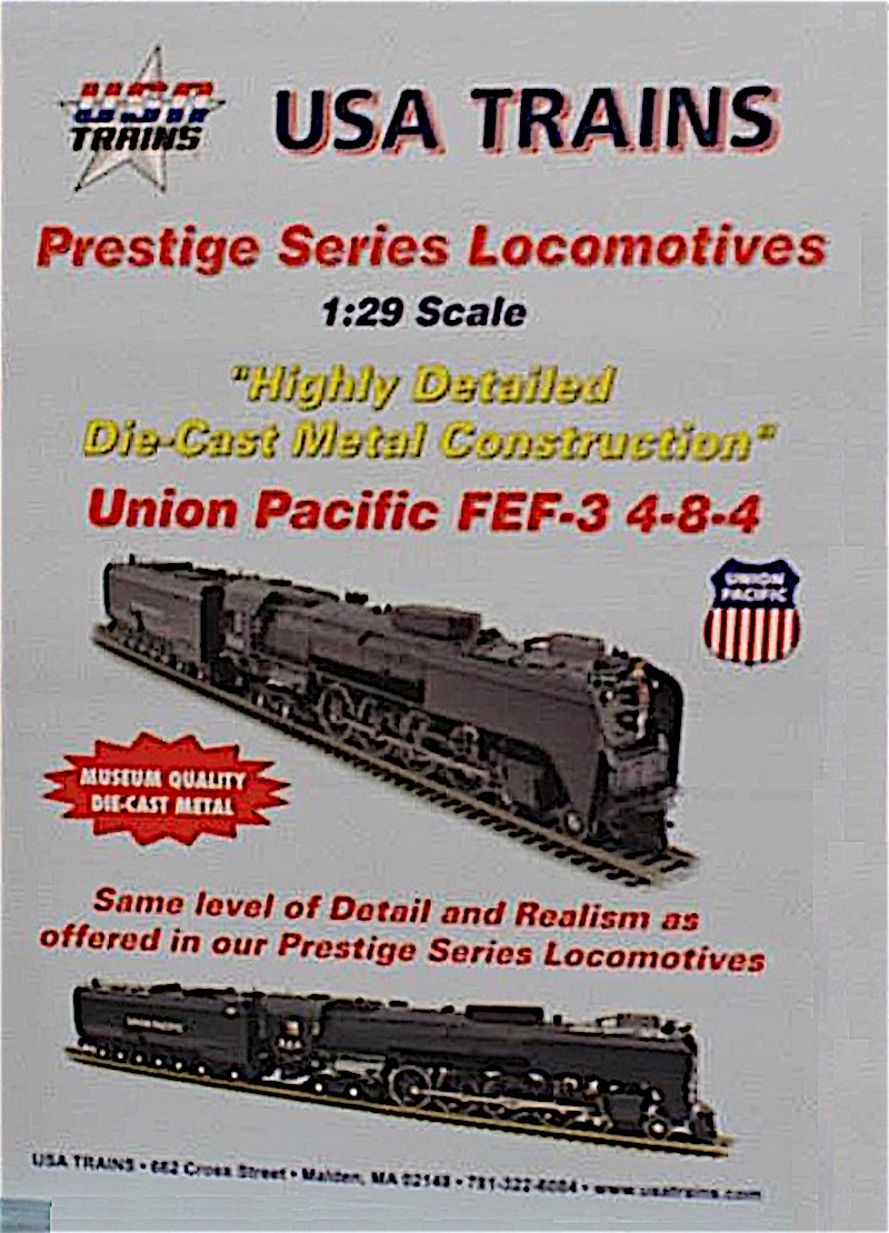 USA Trains FEF-3 (4-8-4) Dampflokomotive (Steam locomotive)
