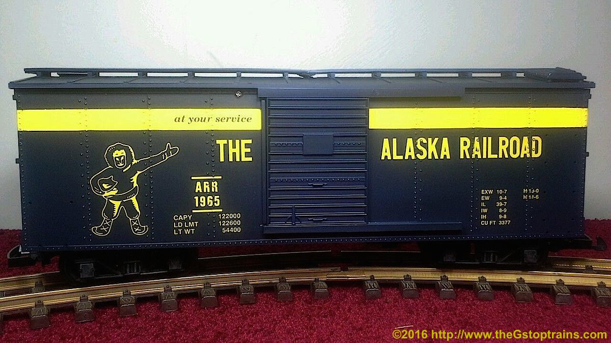 Alaska Railroad gedeckter Güterwagen (Box car) 1965