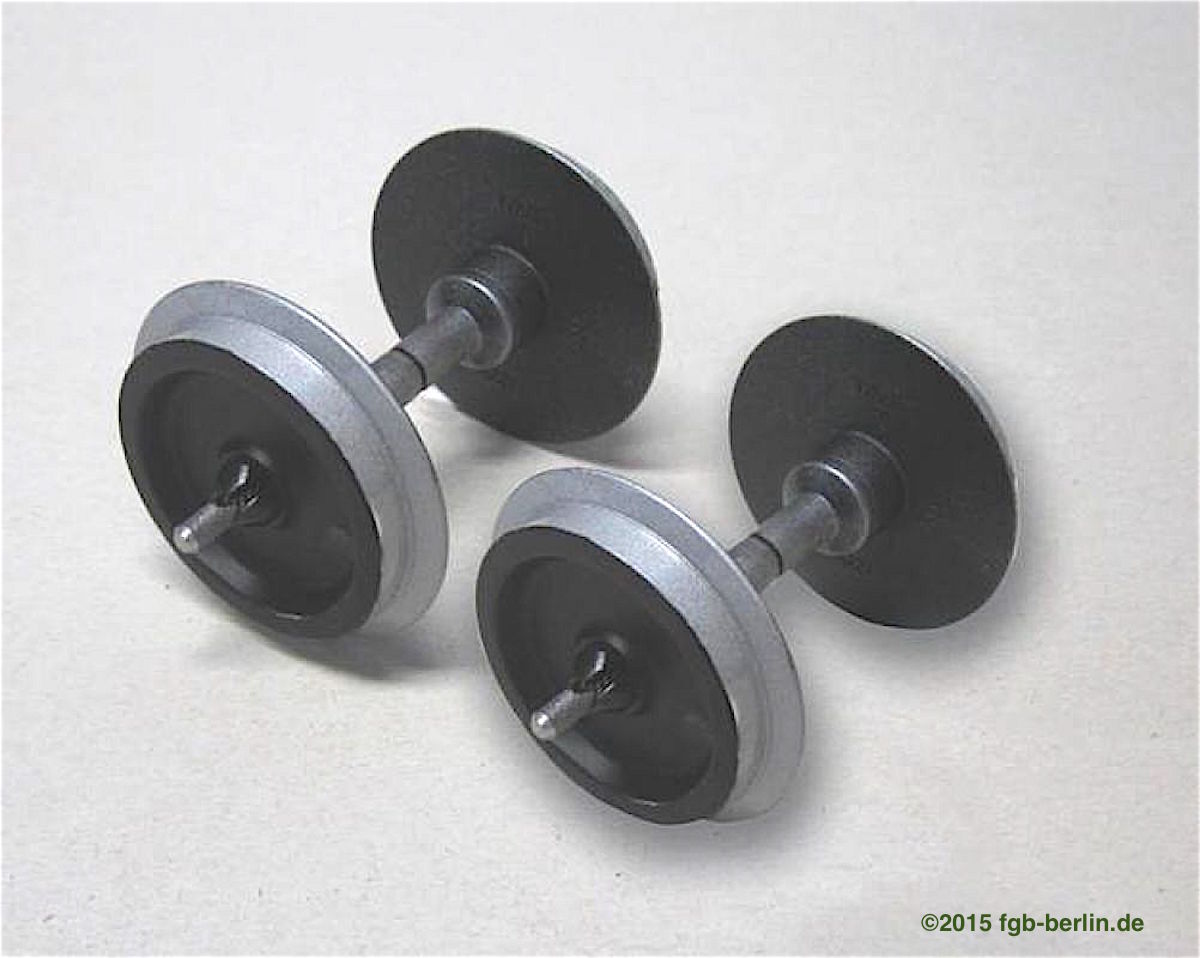 Piko Metallradsatz, klein (Metal wheel set, small), 30 mm