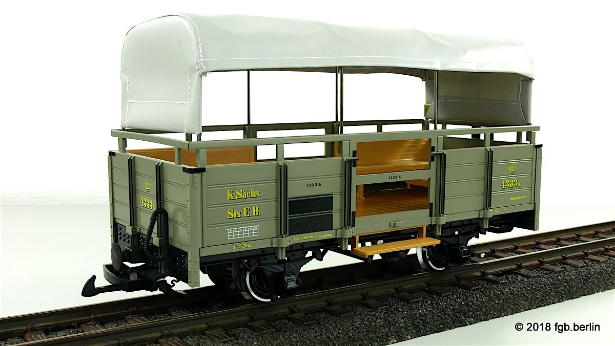 Sächsischer Güterwagen (Saxon Freight car) 4333K