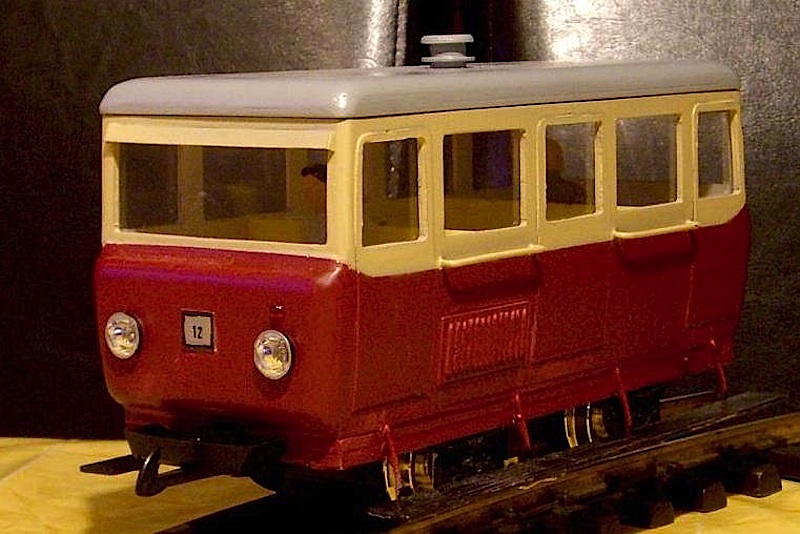 Sylter Inselbahn Draisine Nr 12 (Sylt Island Railway motor car #12)