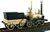 Saxonia Dampflokomotive, rechte Seite (Steam locomotive, right side) - Live-Steam