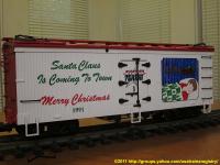 USA Trains Weihnachts-Kühlwagen (Christmas reefer) 1991