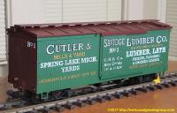 Cutler & Savidge Lumber Co. Güterwagen (Box car) No. 1