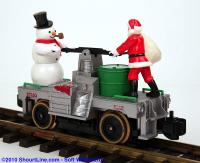 Weihnachtsmann und Schneemann Draisine (Santa and Snowman Pumper car)