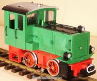 Klein-Diesellok grün (Industrial diesel loco, green)