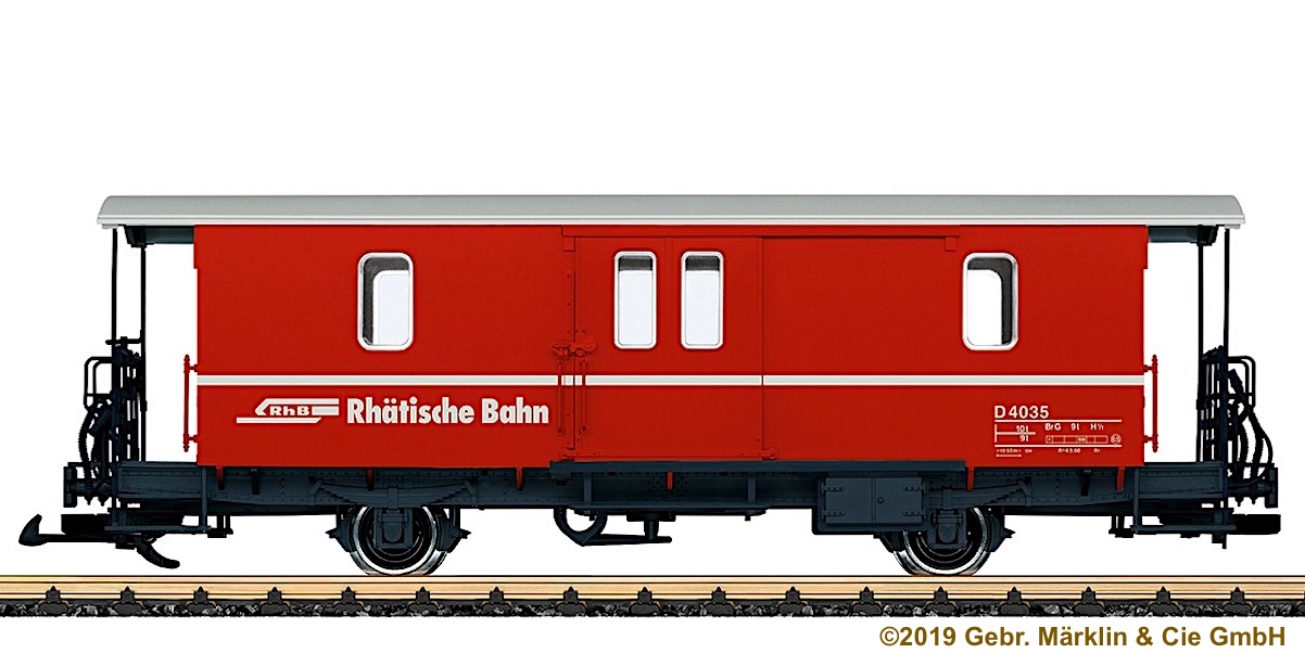 RhB Gepäckwagen (Baggage Car) D4035