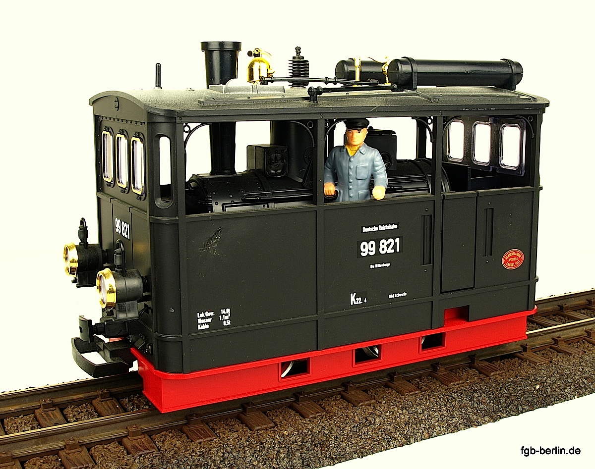 DR Kastendampflok (Steam tramway locomotive) 99 821