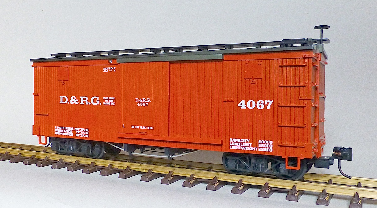 D&RG gedeckter Güterwagen (Box car) 4067 Version 5