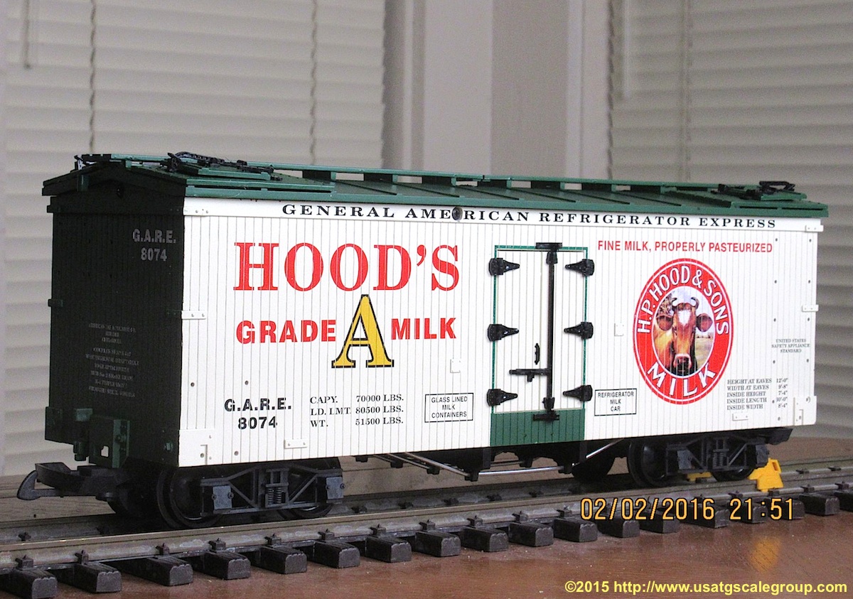 Hood's Grade A Milk Kühlwagen (Reefer) GARE 8074