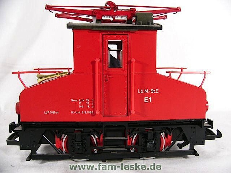 AEG E-Lok E1 rot (AEG Electric locomotive E1 red)