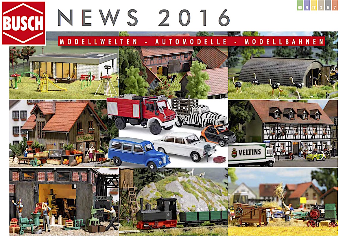 Busch Neuheiten (New Items) 2016