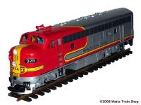Santa Fe F7A Diesellok (Diesel locomotive) 329 (Decoder Interface)