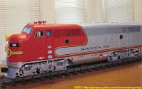 Santa Fe F3A EMD Diesellok (Diesel locomotive) 26C