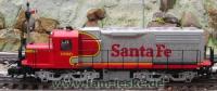 Santa Fe Warbonnet Alco Diesellok (Diesel locomotive)