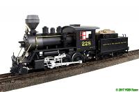 D&RGW 2-6-0 Mogul Dampflok (Mogul steam locomotive) 228
