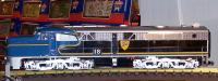 Delaware & Hudson PA-1 Alco Diesellok, Chrom (Diesel locomotive, chrome) 18