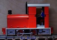 Feldbahndiesellok, rot (Field Railway diesel loco, red)