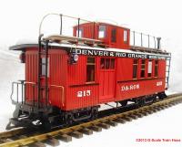 D&RGW Combine with Caboose (Drover's caboose) 215