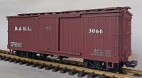 D&RG gedeckter Güterwagen (Boxcar) 3066