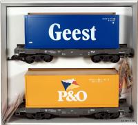 Containerwagen-Set der Niederländischen Staatsbahnen