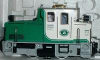 Schoema Diesellok grün/weiß (Diesel loco green/white)