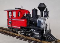 Lake George & Boulder Dampflok, rot (Steam locomotive, red), Version 2