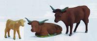 Rinder Tiersortiment (Longhorn animal figures)