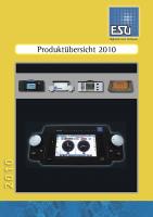 ESU Katalog (Catalogue) 2010 - Deutsch/German