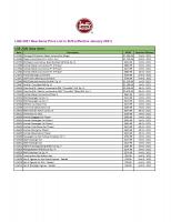 LGB USA Preisliste (Price list) New Items 2021 in US Dollars
