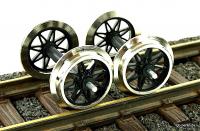 FGB Metallachsen, V-Speichen (Metal wheels, V-spoked) 31 mm