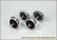 Champex-Linden Metallachsen, Speichen (Metal wheels, spokes) 31 mm