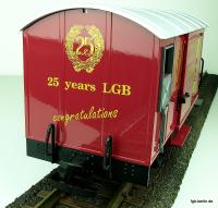 15. Jahrestag LGB MRRC Güterwagen Kopfende (15th Anniversary LGB MRRC box car end panel)