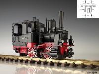 DR Dampflok (Steam locomotive) 99023